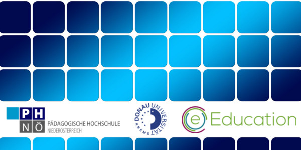 Foto: Pixabay.com, CC0 | Logos von links nach rechts: PH Niederösterreich, Donau Universität Krems, eEducation | Bearbeitung: Sandra Plomer.
