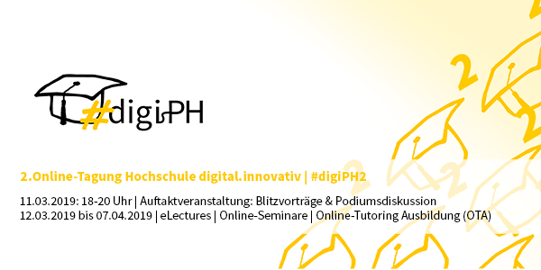 Logo und Grafik: CC-BY Lene Kieberl, Virtuelle PH