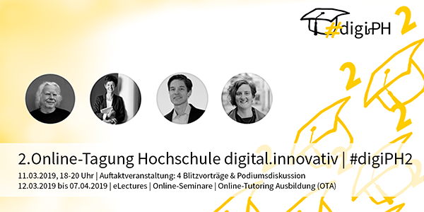 Logo und Grafik: CC-BY Lene Kieberl, Virtuelle PH