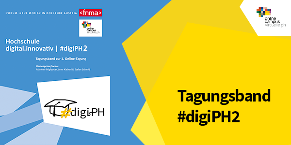Bildquelle: CC-BY Virtuelle PH. Cover Tagungsband digiPH1: FNMA/Virtuelle PH 2018