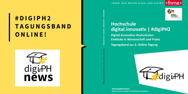 Cover Tagungsband: Michael Raunig/FNMA. Grafik: CC-BY Lene Kieberl/Virtuelle PH