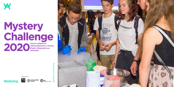 Schüler_innen machen ein Experiment CC by TU Wien, Matthias Heisler